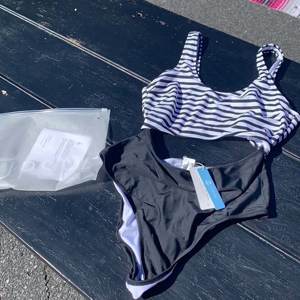 Cupshe sit out one piece suit